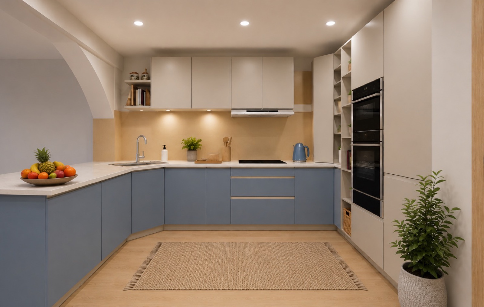 Cypress Blue & Clay Kitchen kitchen project